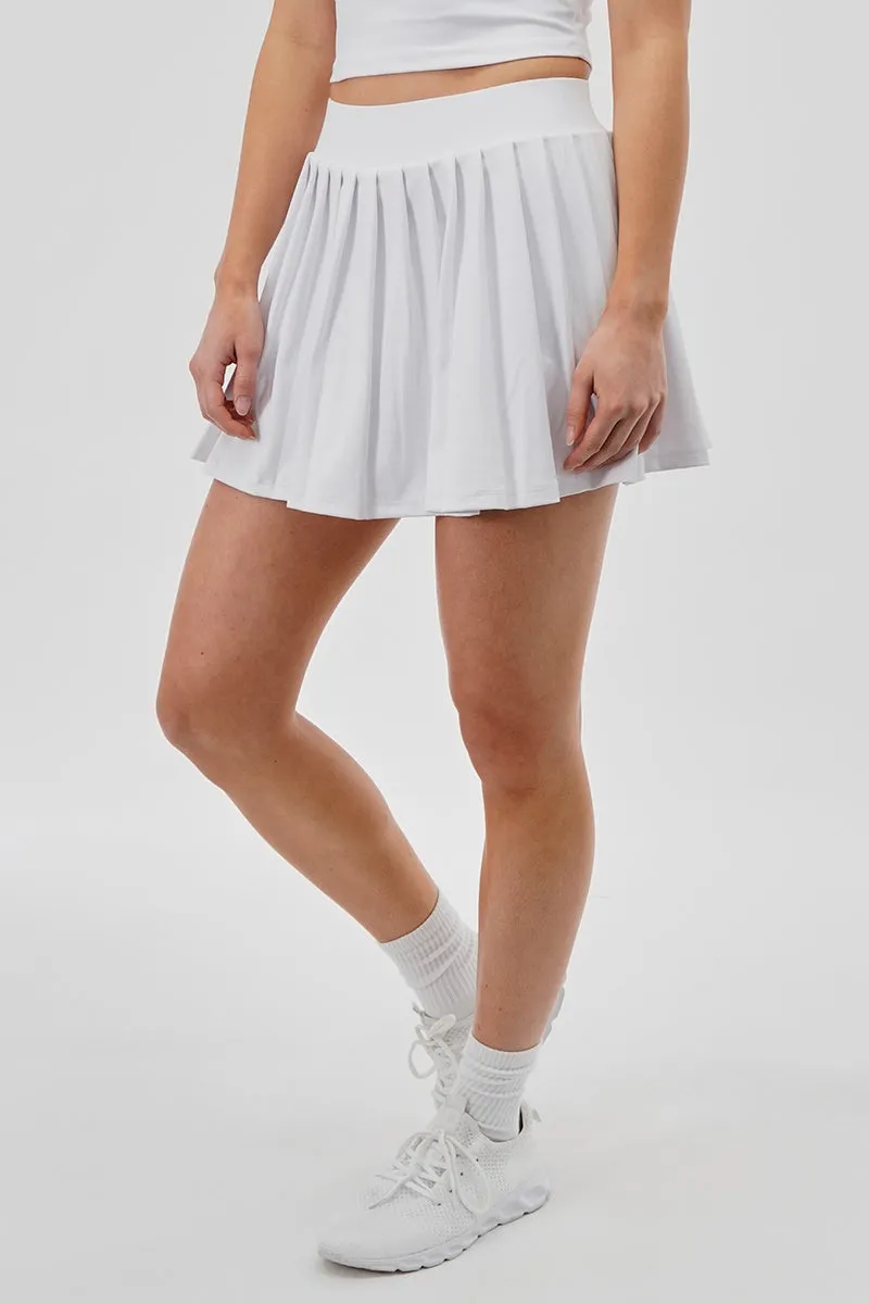 Body Instinct Pleated Tennis Skirt - White sold by Fairweather product image thumbnail 2