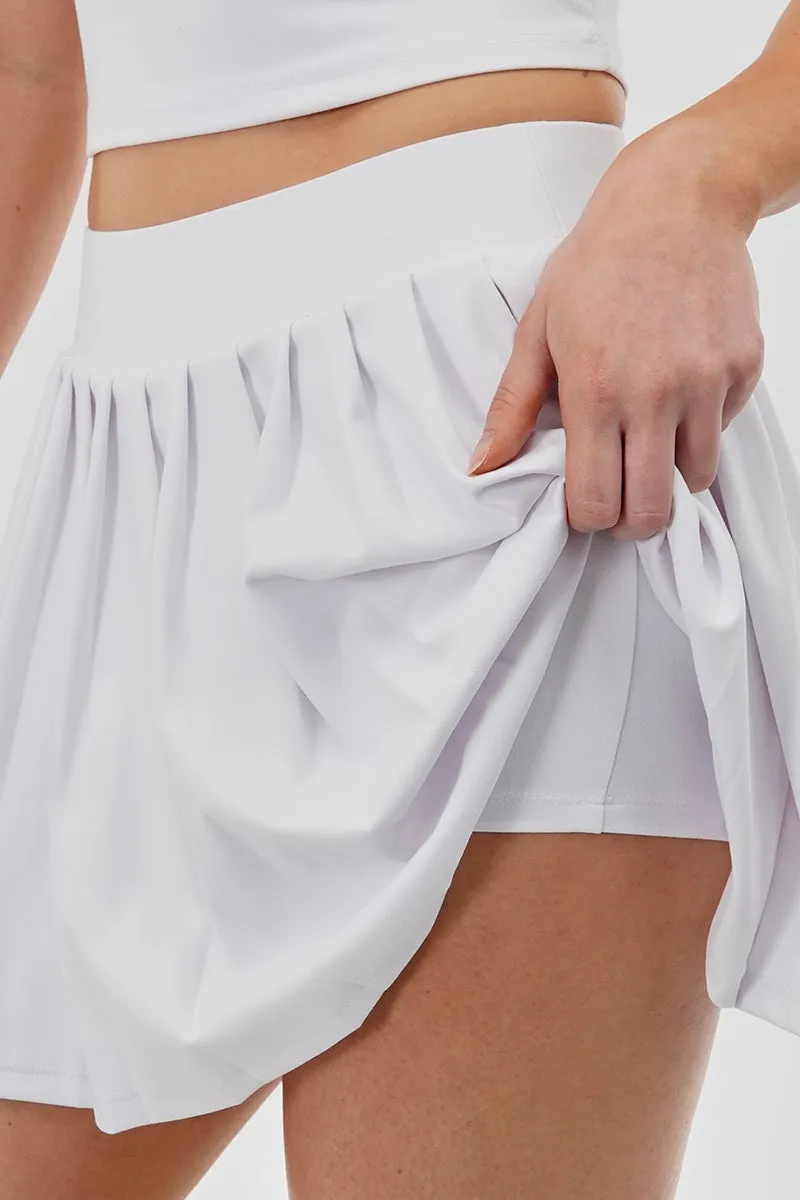Body Instinct Pleated Tennis Skirt - White sold by Fairweather product image thumbnail 4