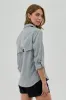 Canada Weather Gear Button Up Collared Shirt - Grey sold by Fairweather