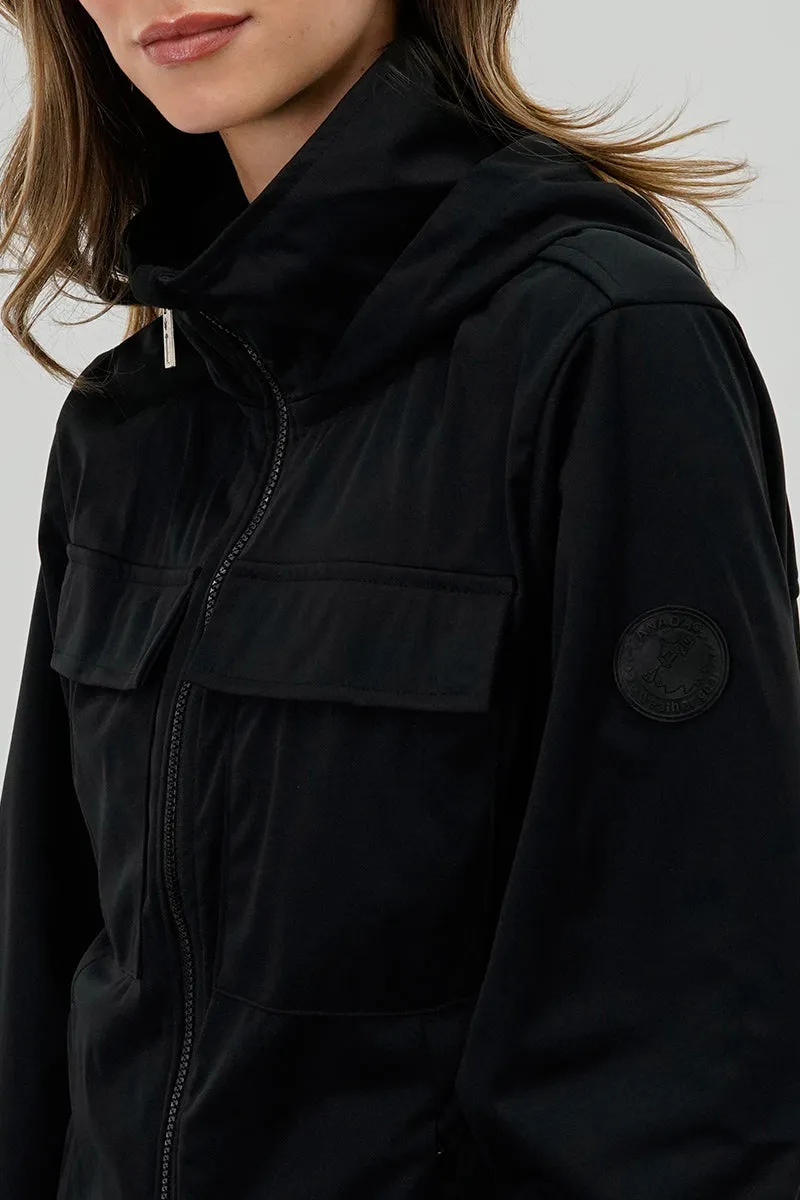 Canada Weather Gear Hooded Utility Lightweight Jacket - Black sold by Fairweather product image thumbnail 4