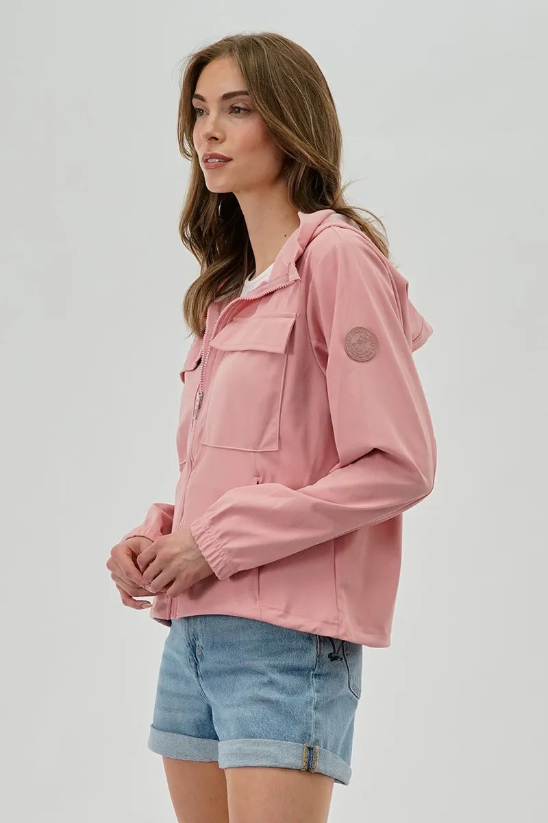 Canada Weather Gear Hooded Utility Lightweight Jacket - Pink sold by Fairweather product image thumbnail 2