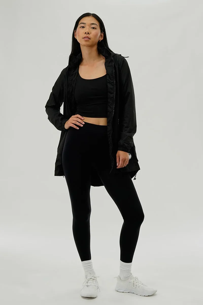 Canada Weather Gear Long Hooded Lightweight Jacket - Black sold by Fairweather product image thumbnail 5