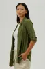 Urbanology Lightweight Wrap Cardigan - Olive sold by Fairweather