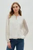 Costa Blanca Polka Dot Long Sleeve Blouse - White sold by Fairweather