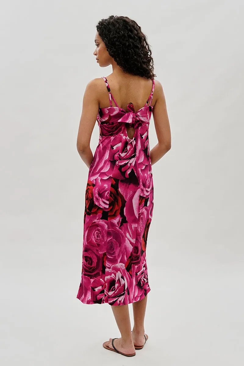 International INC Company Floral Side Slit Maxi Dress - Pink sold by Fairweather product image thumbnail 3