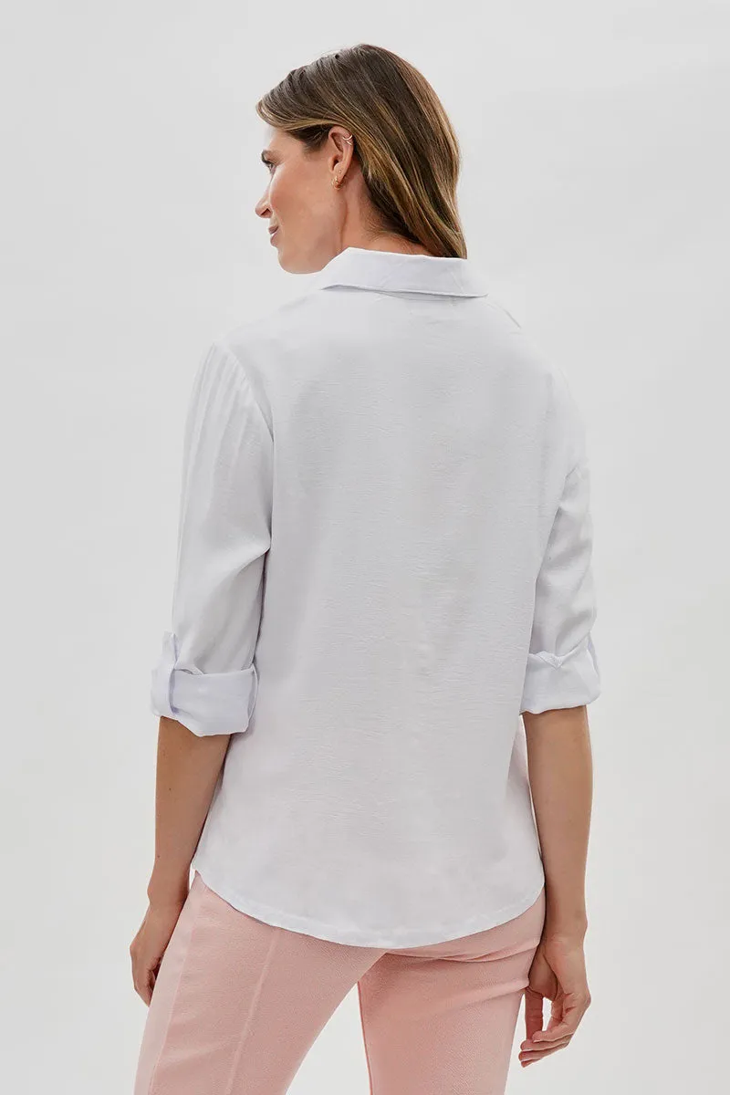 Stylexchange Vintage Classic Button Down Shirt - White sold by Fairweather product image thumbnail 3