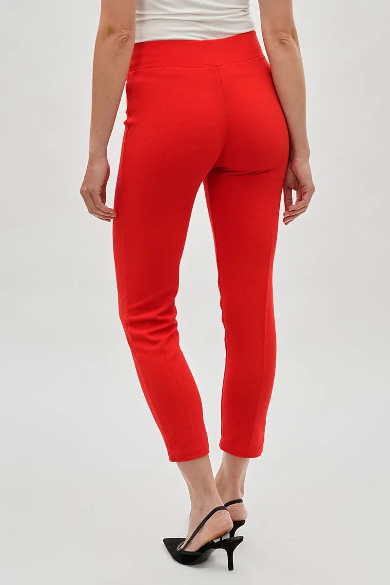 Majora High Waisted Ankle Pants - Red sold by Fairweather product image thumbnail 3