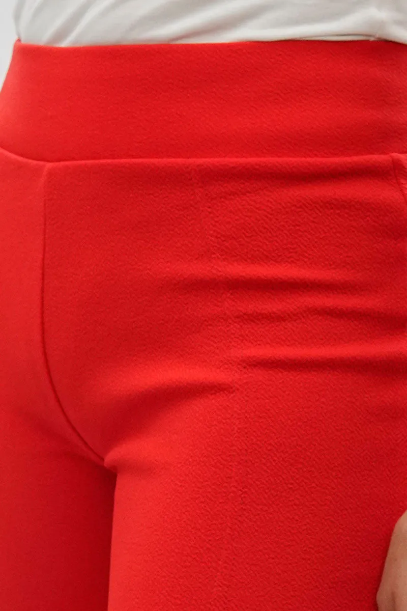 Majora High Waisted Ankle Pants - Red sold by Fairweather product image thumbnail 4