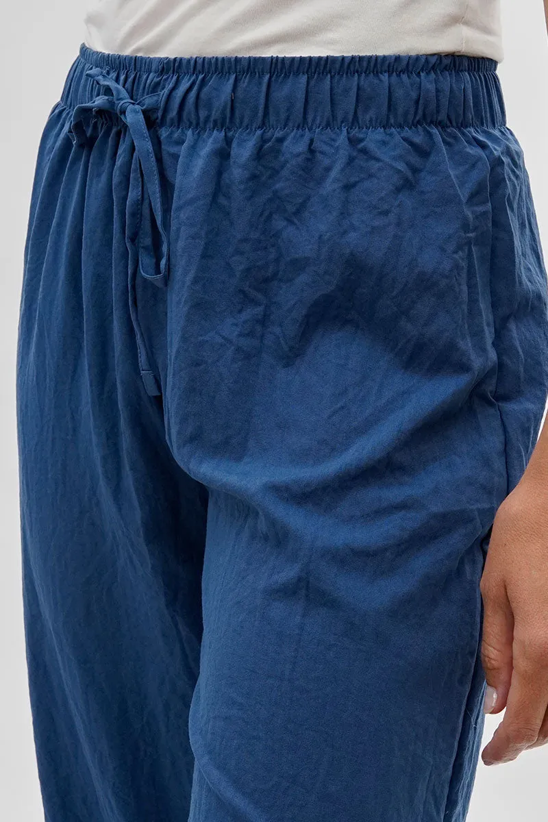 Runaway Bay Wide Leg Tie Waist Pants - Blue sold by Fairweather product image thumbnail 4