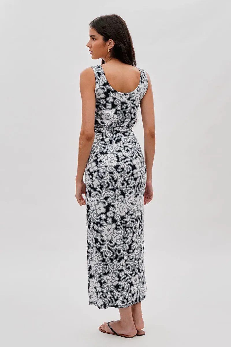 International INC Company Floral Print Maxi Dress - Black sold by Fairweather product image thumbnail 3