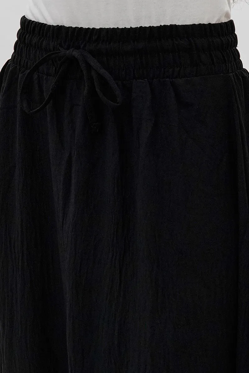 Vintage Tiered Cinched Skirt - Black sold by Fairweather product image thumbnail 4