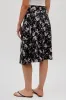 International INC Company Floral Fold Over Skirt - Black sold by Fairweather