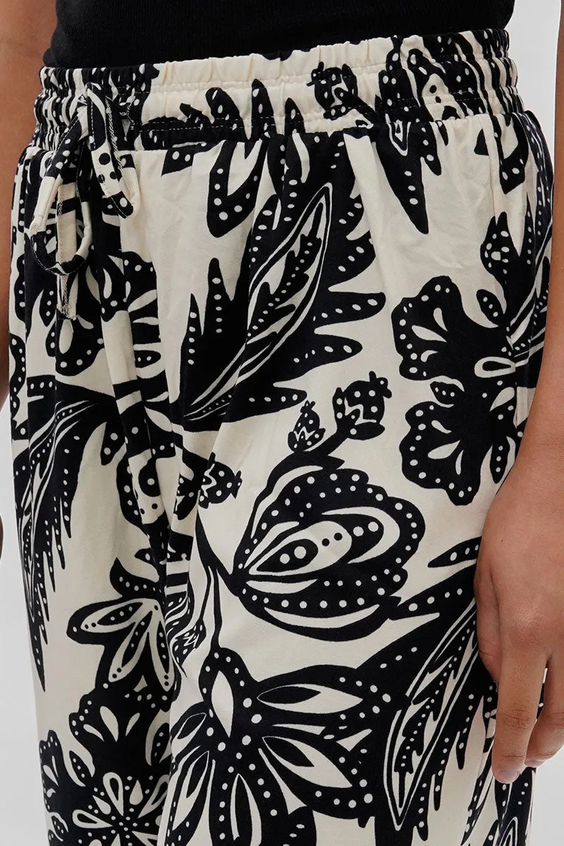 International INC Company Floral Wide Leg Pants - Cream sold by Fairweather product image thumbnail 4