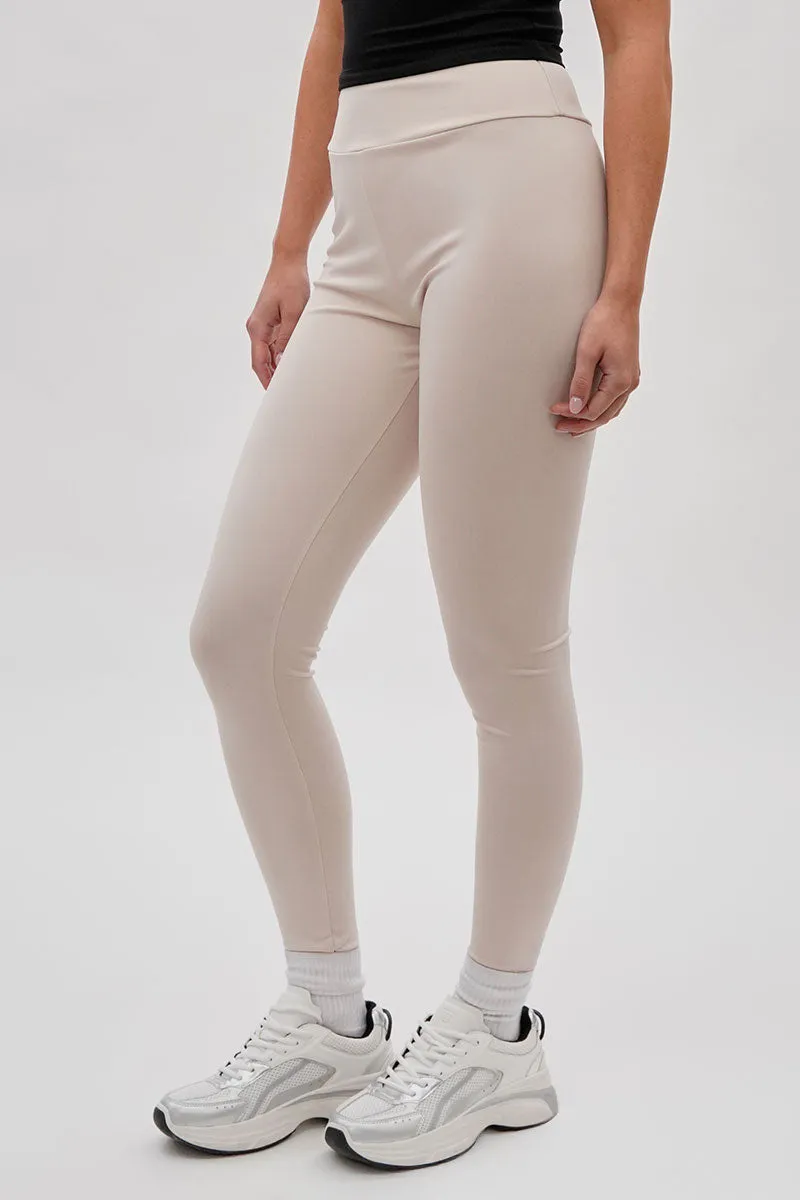Super Triple Goose High Waisted Active Leggins - Beige sold by Fairweather product image thumbnail 2