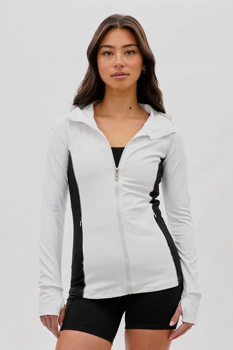 Canada Weather Gear Zip Up Yoga Lightweight Jacket - White sold by Fairweather