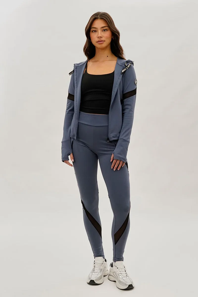 Zip Up Active Hoodie - Grey sold by Fairweather product image thumbnail 5