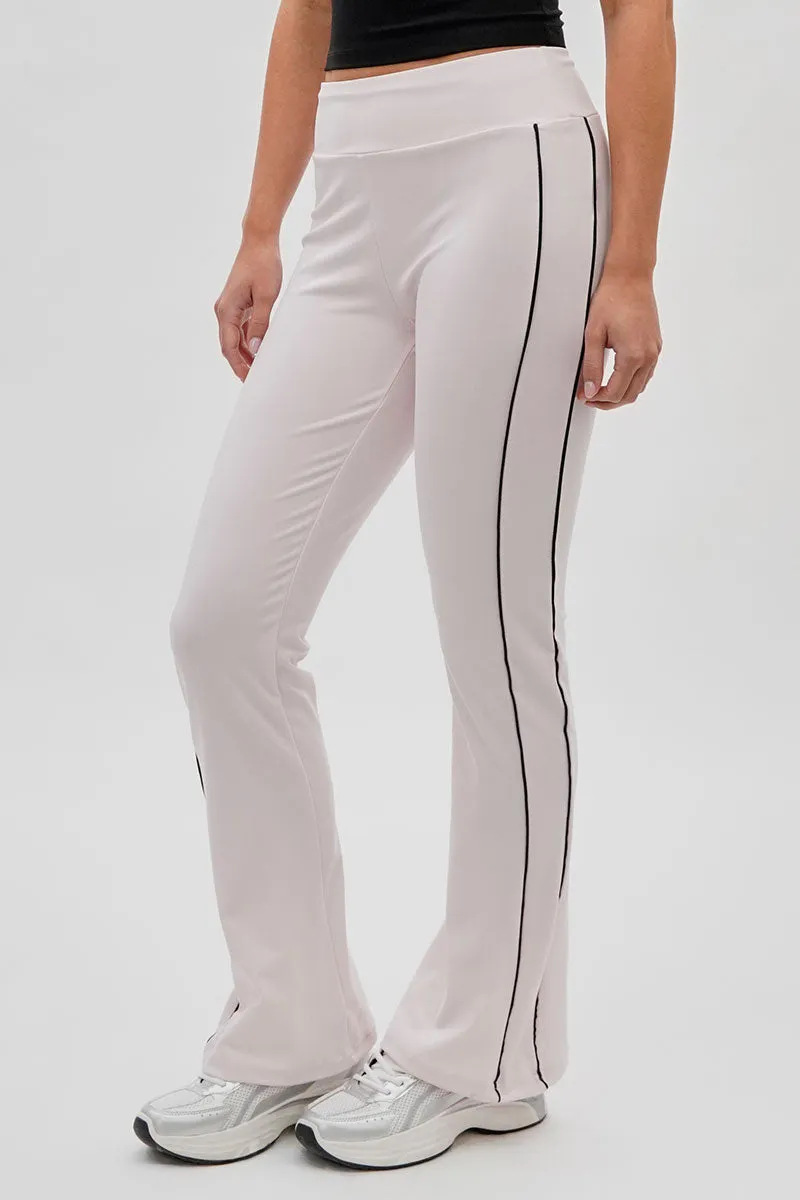 Super Triple Goose Side Piping Detail Active Pants - Blush sold by Fairweather product image thumbnail 2