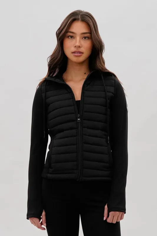 Super Triple Goose Puffer Active Lightweight Jacket - Black sold by Fairweather