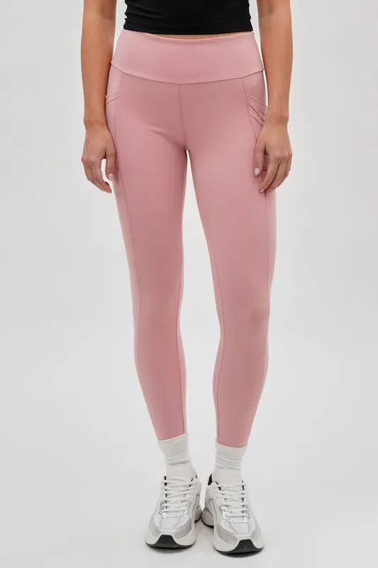 Canada Weather Gear High Waisted Yoga Leggings - Pink sold by Fairweather