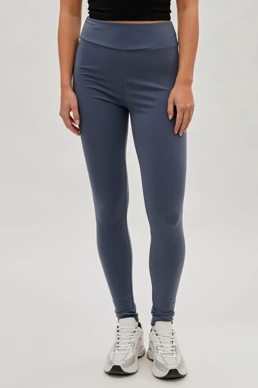 Super Triple Goose High Waisted Active Leggins - Grey sold by Fairweather