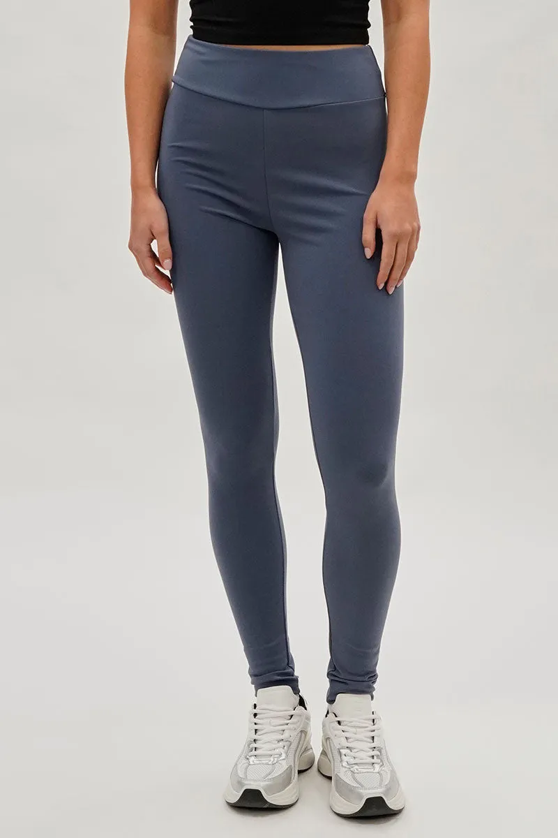 Super Triple Goose High Waisted Active Leggins - Grey sold by Fairweather
