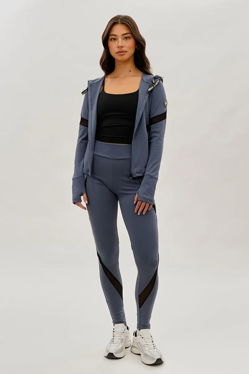 Super Triple Goose High Waisted Leggings - Grey sold by Fairweather product image thumbnail 5