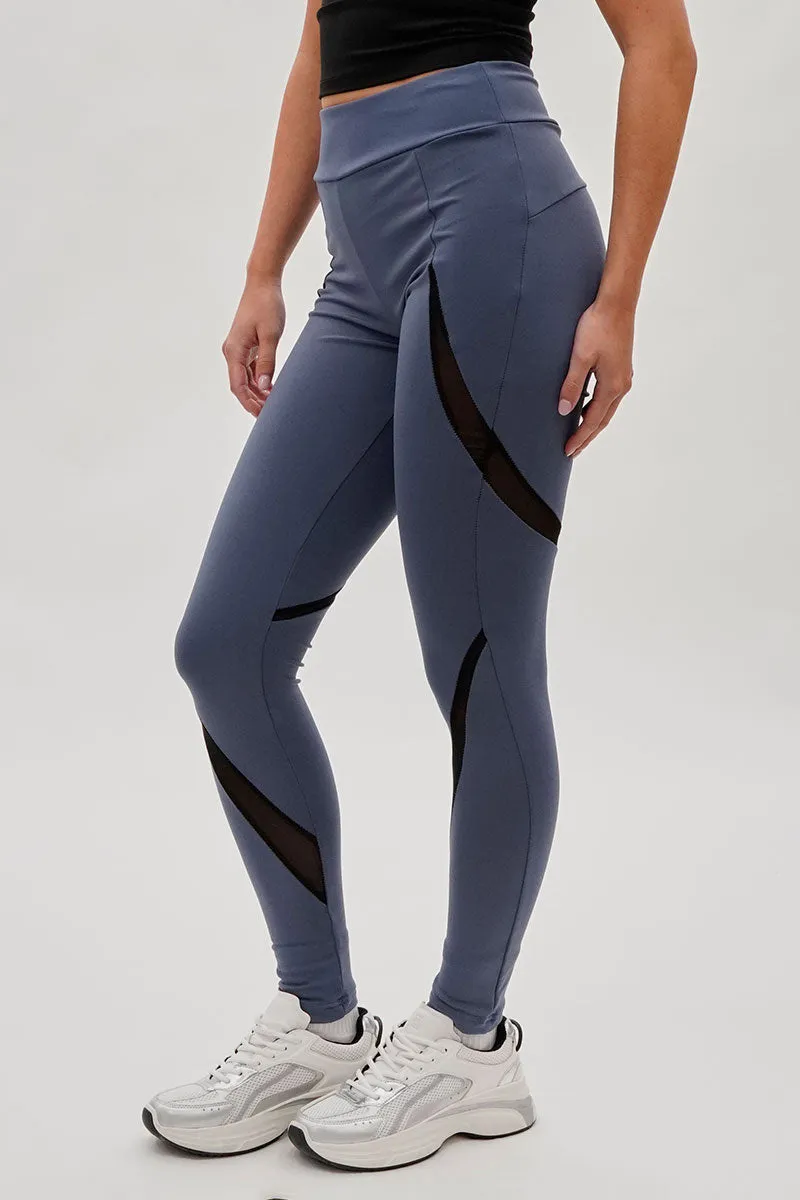 Super Triple Goose High Waisted Leggings - Grey sold by Fairweather product image thumbnail 2