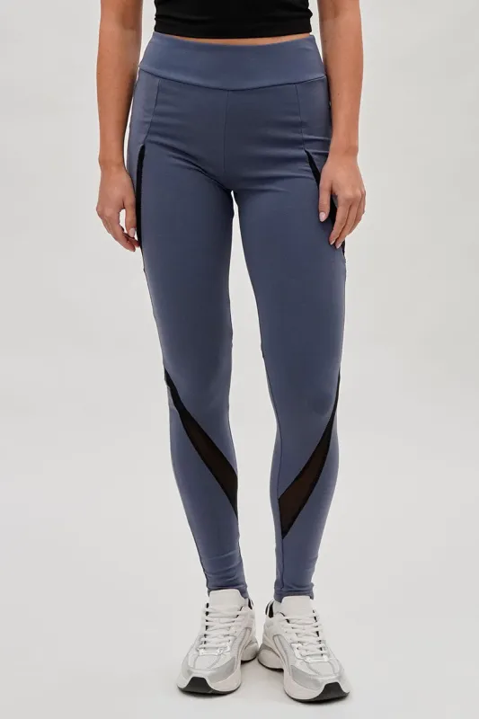 Super Triple Goose High Waisted Leggings - Grey sold by Fairweather