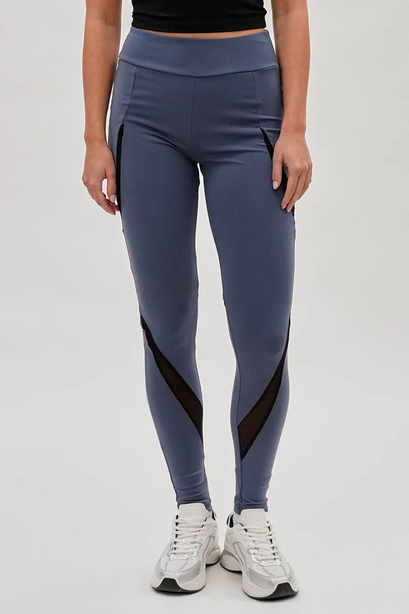 Super Triple Goose High Waisted Leggings - Grey sold by Fairweather