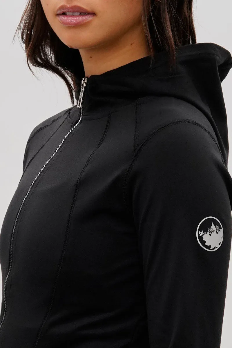 Canada Weather Gear Hooded Yoga Lightweight Jacket - Black sold by Fairweather product image thumbnail 4