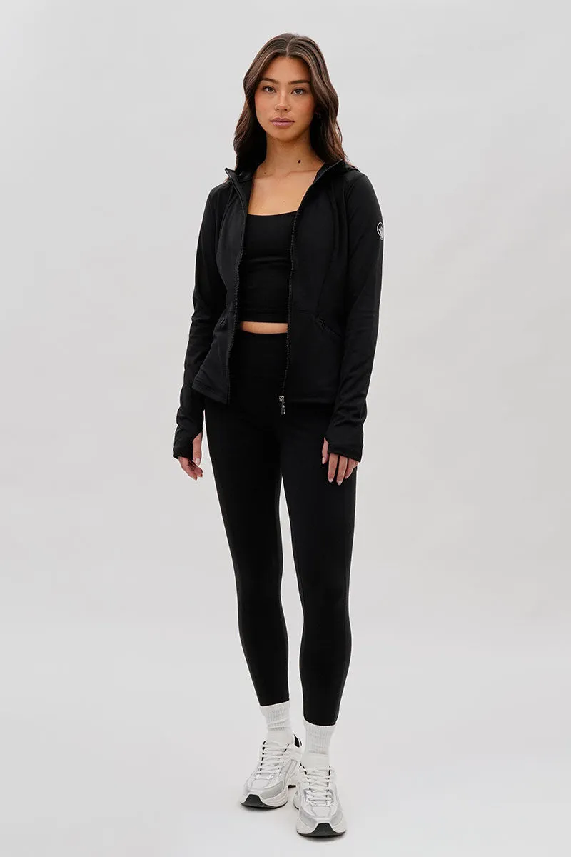 Canada Weather Gear Hooded Yoga Lightweight Jacket - Black sold by Fairweather product image thumbnail 5