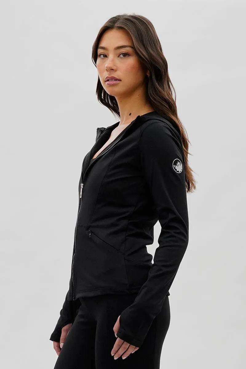 Canada Weather Gear Hooded Yoga Lightweight Jacket - Black sold by Fairweather product image thumbnail 2