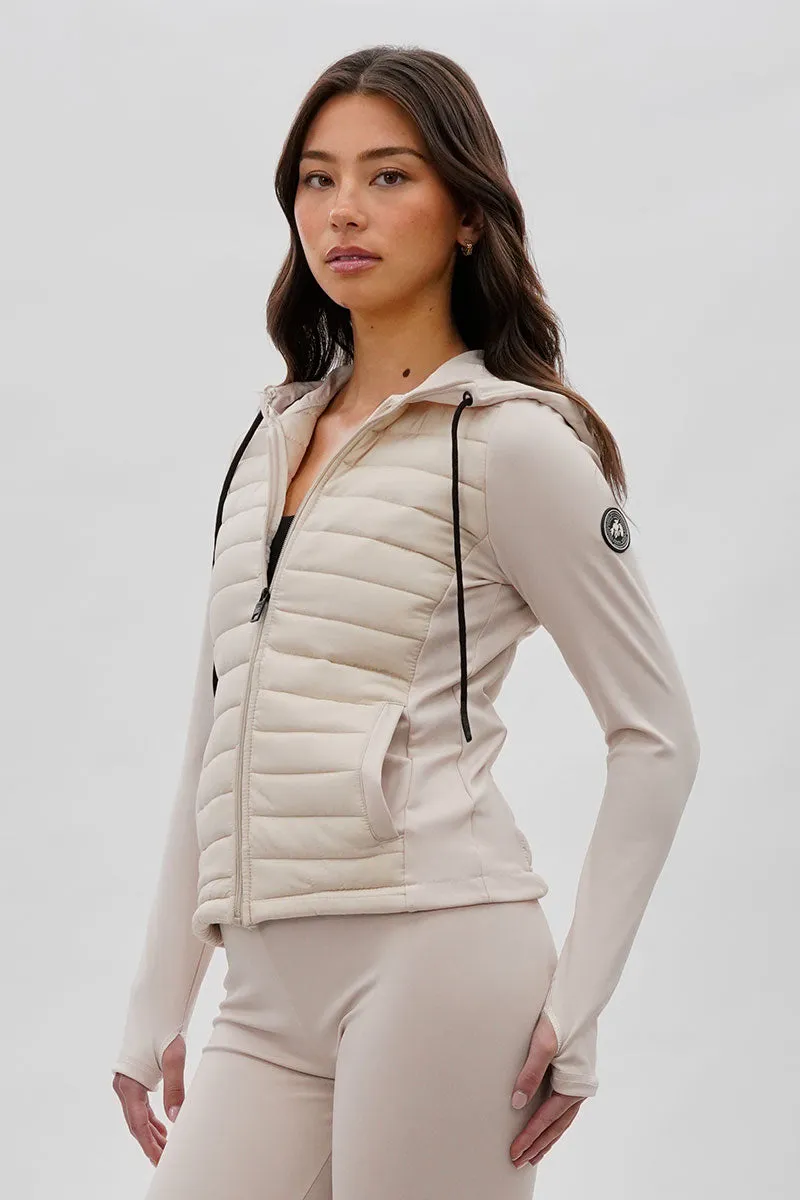 Super Triple Goose Puffer Active Lightweight Jacket - Blush sold by Fairweather product image thumbnail 2