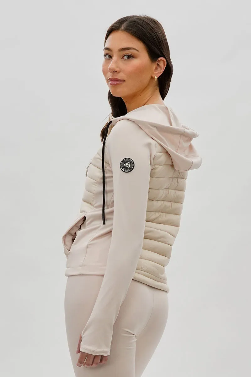 Super Triple Goose Puffer Active Lightweight Jacket - Blush sold by Fairweather product image thumbnail 3