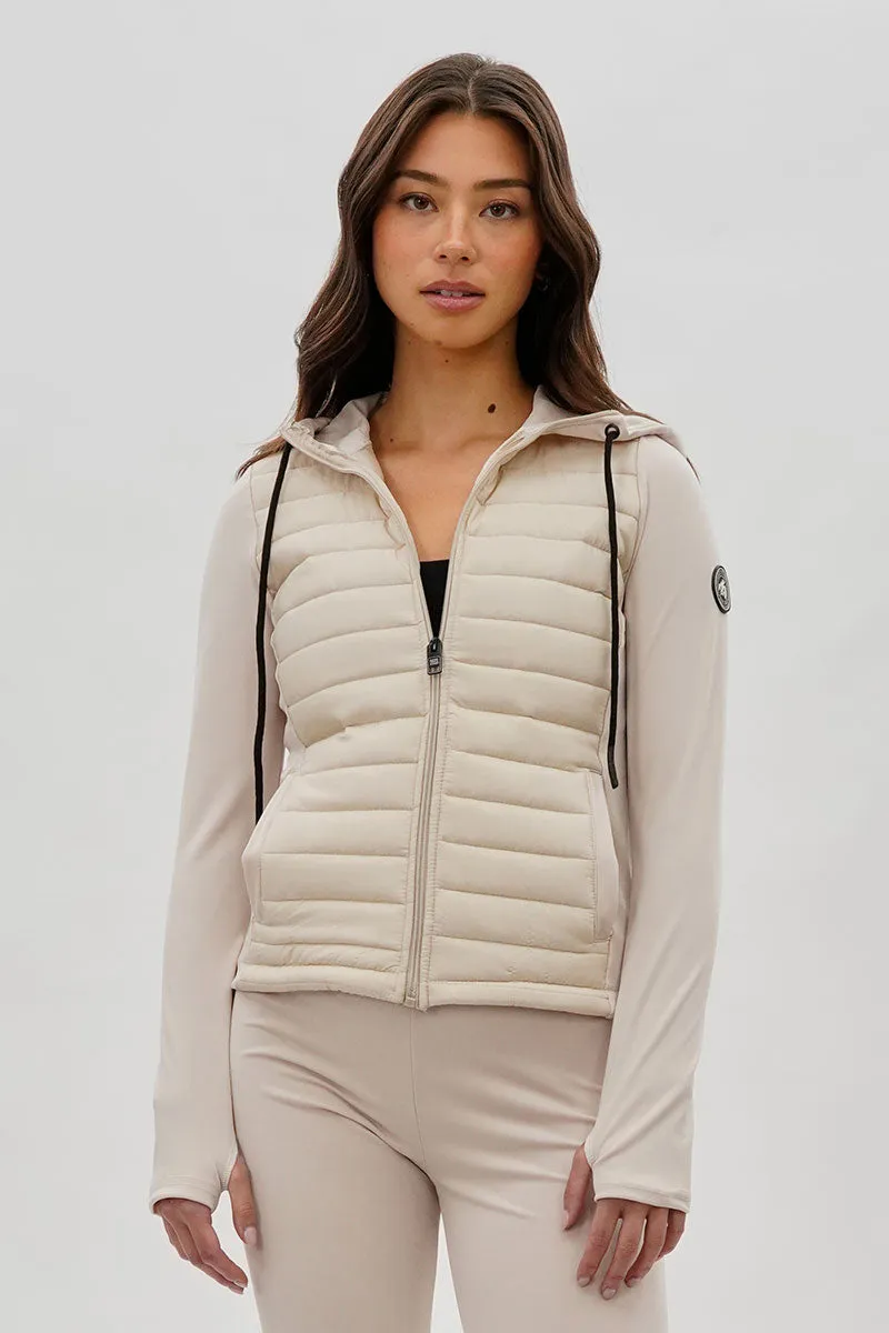 Super Triple Goose Puffer Active Lightweight Jacket - Blush sold by Fairweather