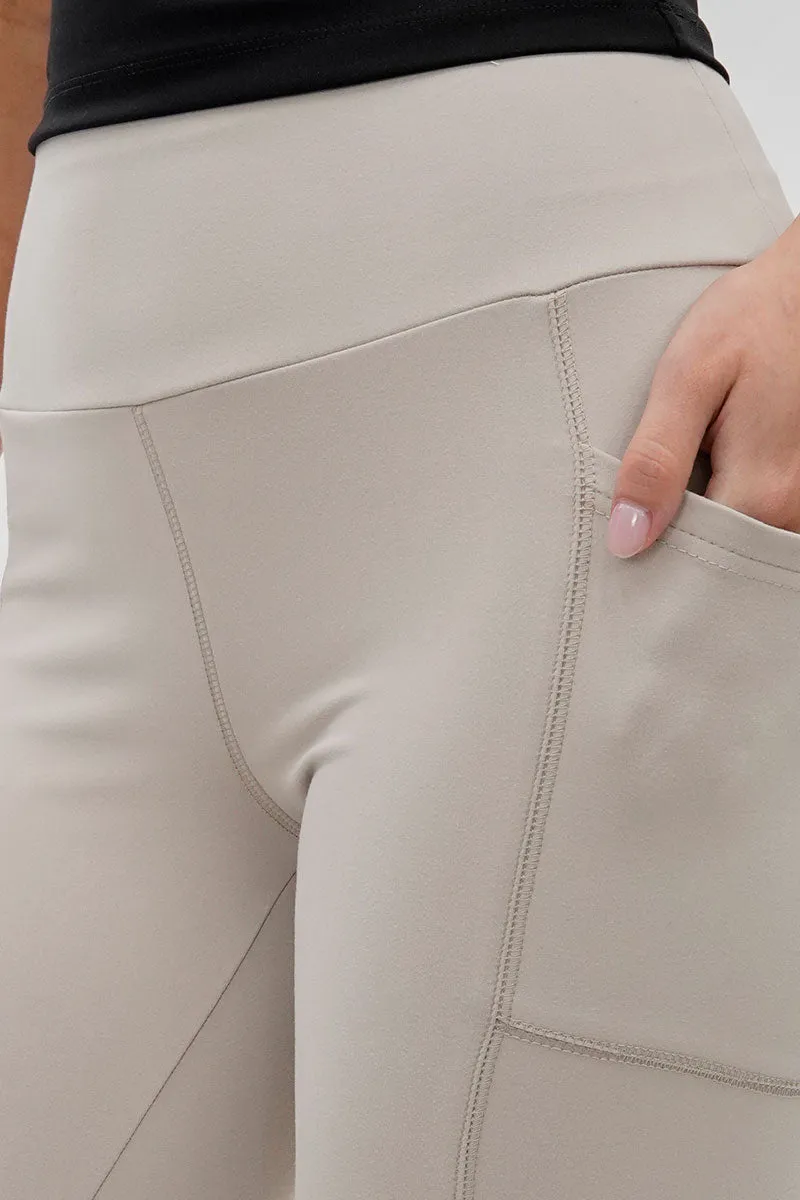 Canada Weather Gear High Waisted Yoga Leggings - Beige sold by Fairweather product image thumbnail 4