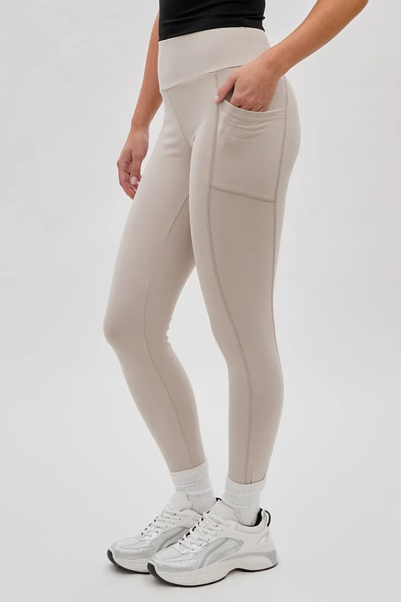 Canada Weather Gear High Waisted Yoga Leggings - Beige sold by Fairweather product image thumbnail 2