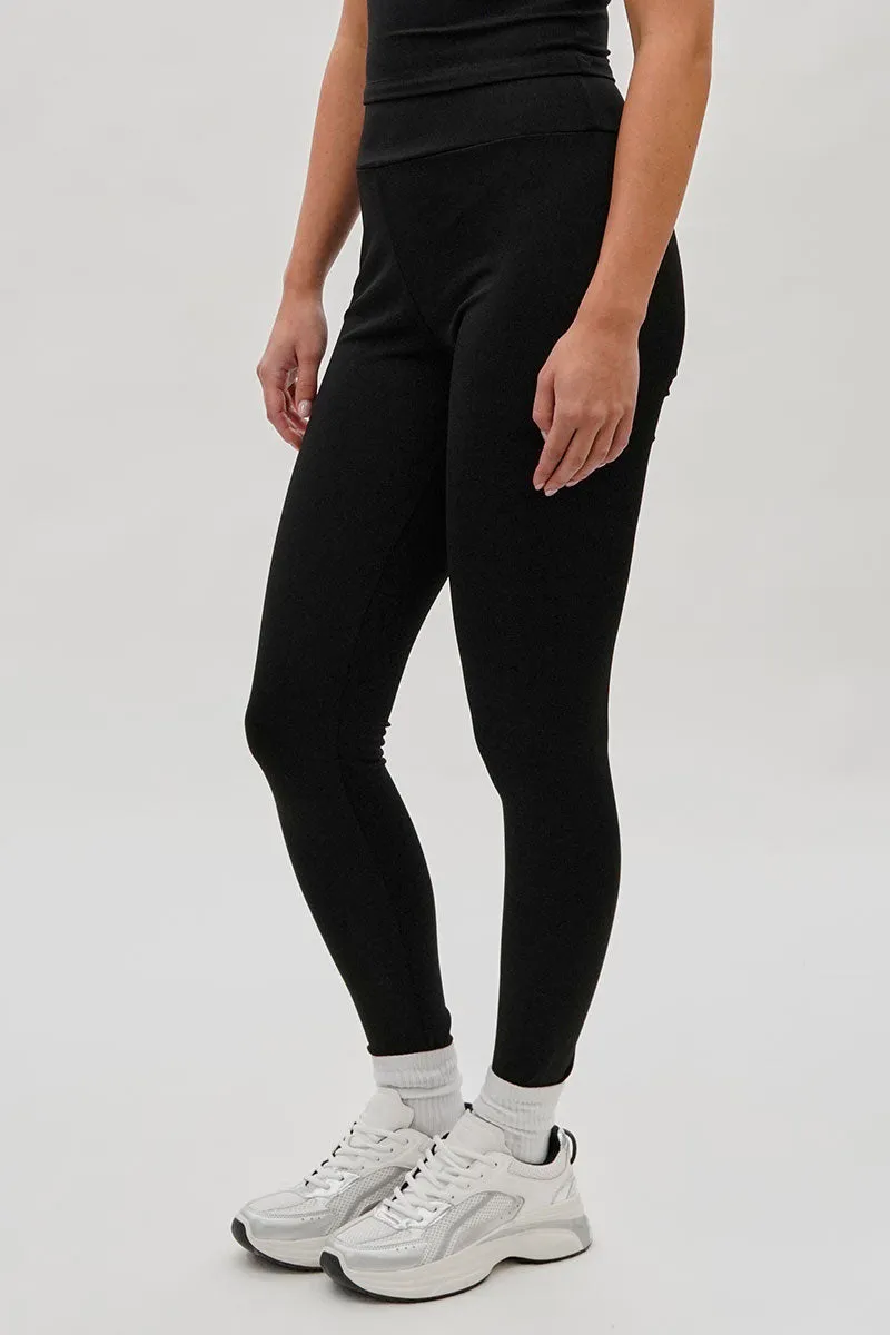 Super Triple Goose High Waisted Active Leggins - Black sold by Fairweather product image thumbnail 2
