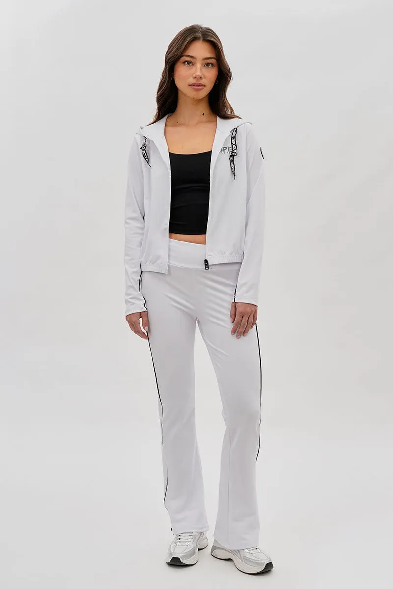 Super Triple Goose Side Piping Detail Active Pants - White sold by Fairweather product image thumbnail 5