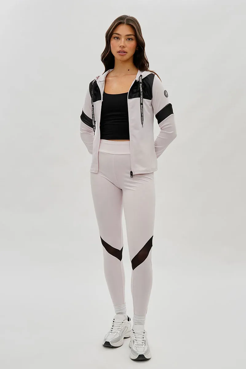 Super Triple Goose Mesh Detail Leggings - Blush sold by Fairweather product image thumbnail 5