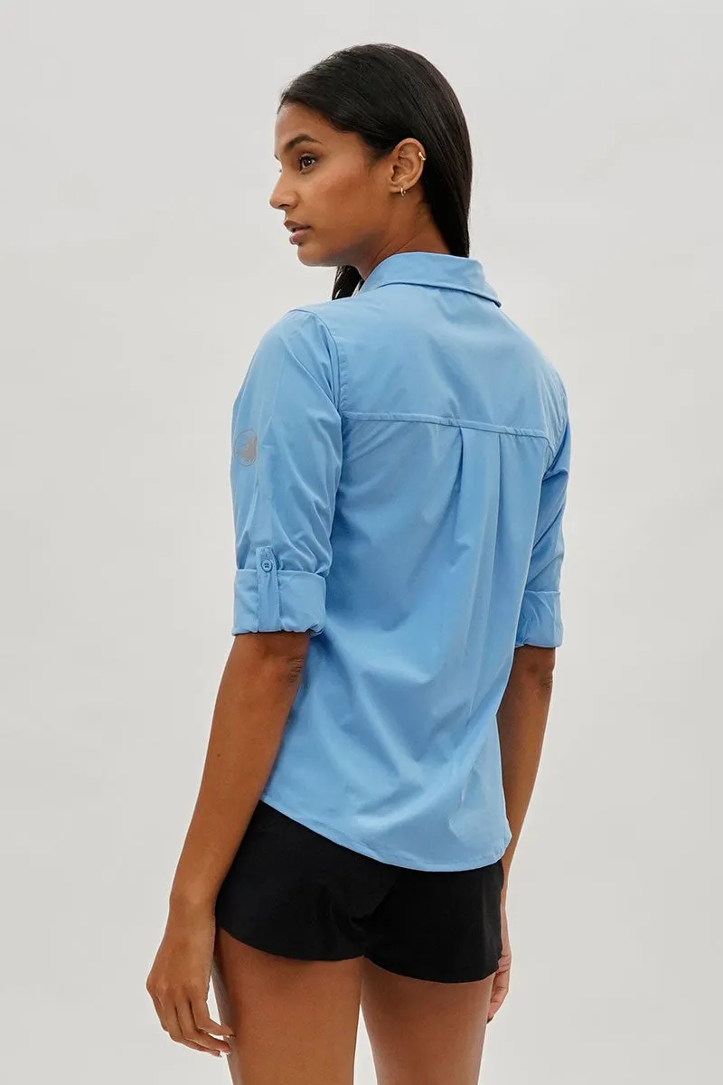 Canada Weather Gear Button Up Utility Shirt - Blue sold by Fairweather product image thumbnail 3