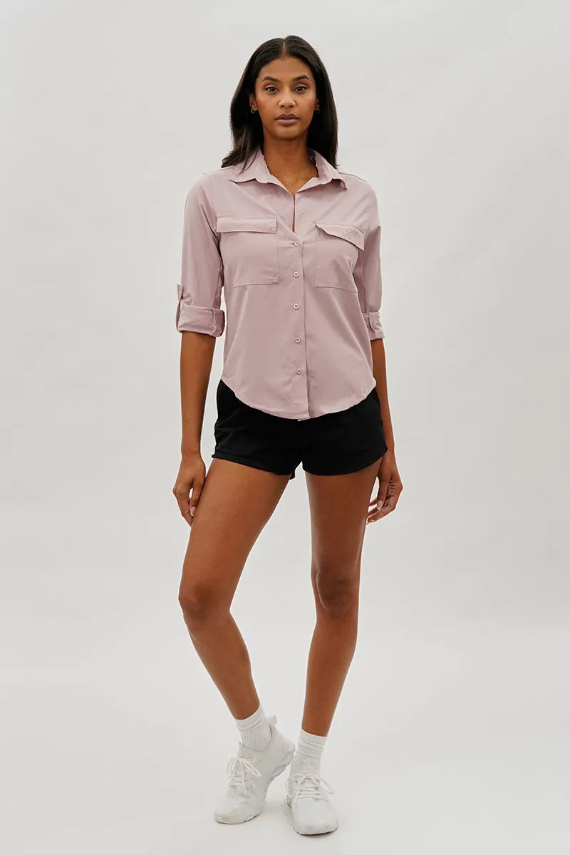 Canada Weather Gear Button Up Ripstop Utility Shirt - Pink sold by Fairweather product image thumbnail 5