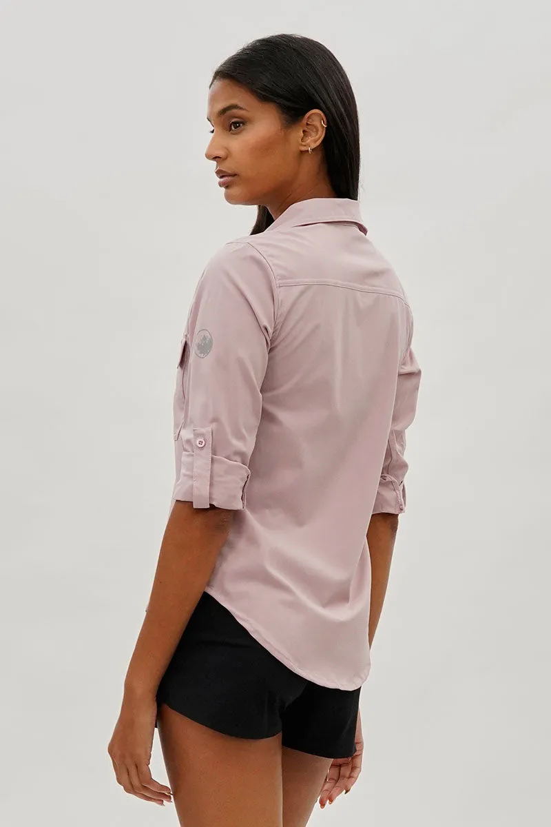 Canada Weather Gear Button Up Ripstop Utility Shirt - Pink sold by Fairweather product image thumbnail 3