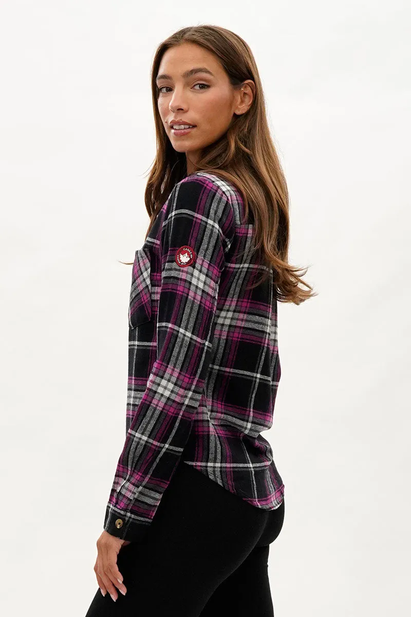 Canada Weather Gear Button Up Flannel Shirt - Black sold by Fairweather product image thumbnail 2