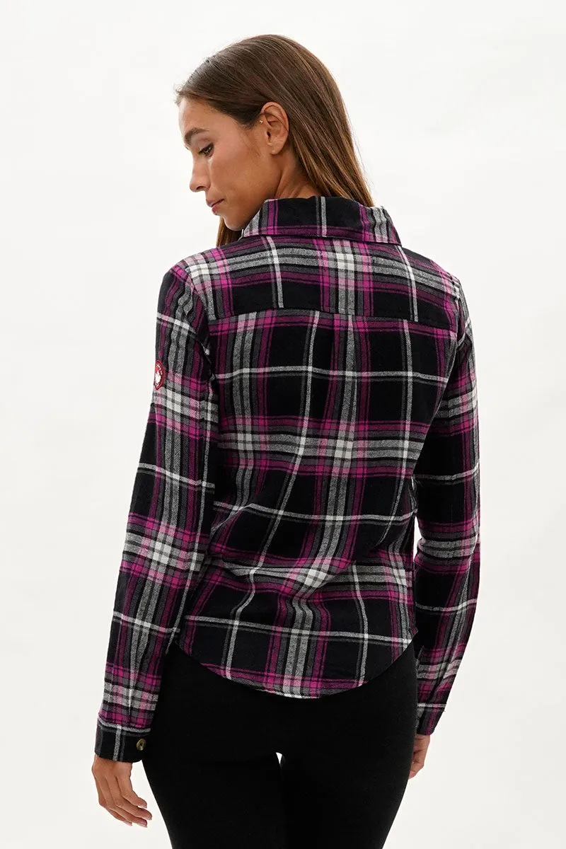 Canada Weather Gear Button Up Flannel Shirt - Black sold by Fairweather product image thumbnail 3