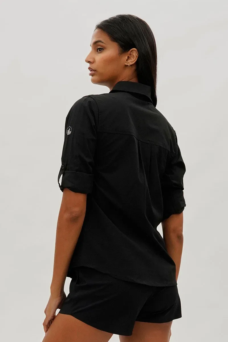 Canada Weather Gear Button Up Utility Shirt - Black sold by Fairweather product image thumbnail 3