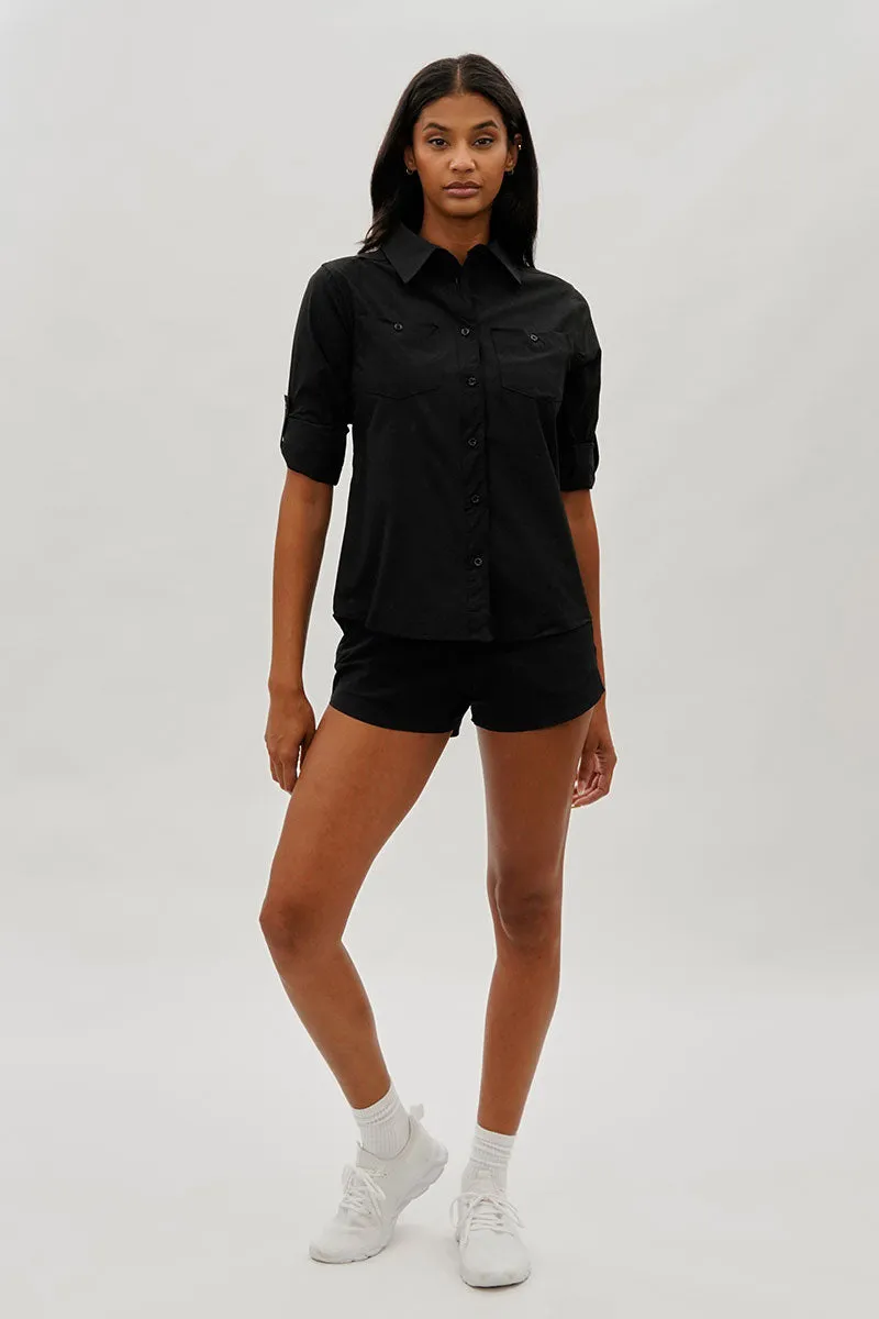 Canada Weather Gear Button Up Utility Shirt - Black sold by Fairweather product image thumbnail 5