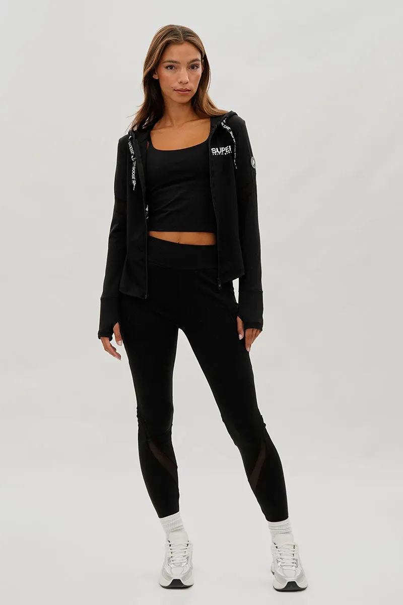 Super Triple Goose High Waisted Leggings - Black sold by Fairweather product image thumbnail 5