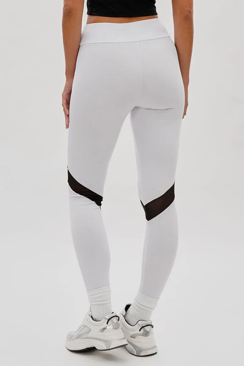 Super Triple Goose Mesh Detail Leggings - White sold by Fairweather product image thumbnail 3