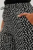 International INC Company Floral Tie Waist Capris - Black sold by Fairweather